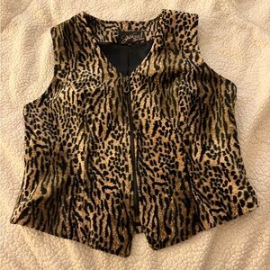 Leopard Print Women's Vest
